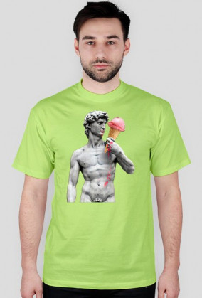 David with ice - t-shirt