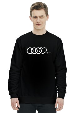 'Audi heart puls' bluza męska,bez kaptura