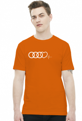 'Audi heart puls' koszulka męska