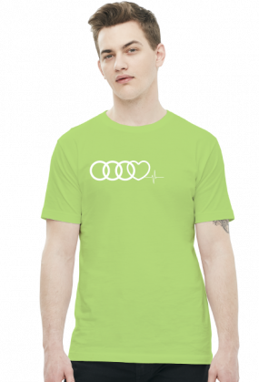'Audi heart puls' koszulka męska