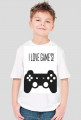 Koszulka I LOVE GAME'S- kocham gry (różne kolory!)