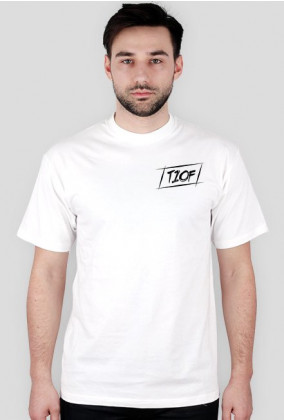 T-shirt T10F biały pierś