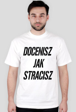 T-SHERT DOCENISZ -BIAŁA