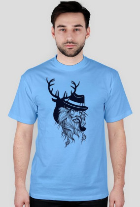 t-shirt z nadrukiem