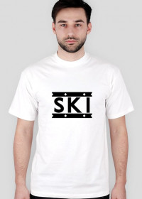 Koszulka Męska Biała - Ski