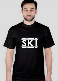 Koszulka Męska Czarna - Ski