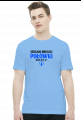 Szukam drugiej połówki, może być 0,7 - Męski T-shirt (Jasny)