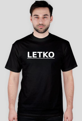 LETKO koszulka czarna