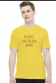 I'm Silently Correcting Your Grammar - Męski T-shirt (Jasny)