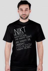 Koszulka "nikt nam niczego nie zabroni"