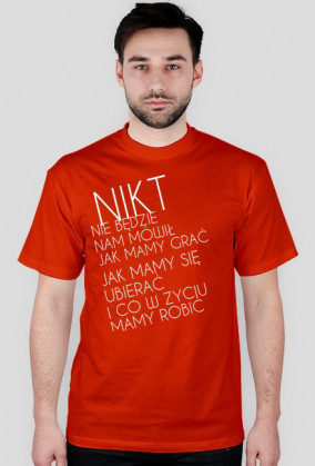 Koszulka "nikt nam niczego nie zabroni"