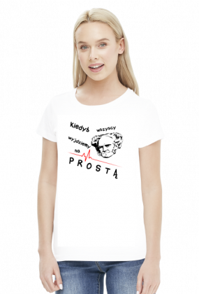 Schopenhauer - koszulka damska (women's t-shirt)