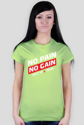 BStyle - No Pain No Gain ( Koszulka na siłownie, koszulka motywacyjna)