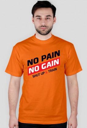 BStyle - No Pain No Gain ( Koszulka na siłownie, koszulka motywacyjna)