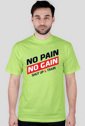 BStyle - No Pain No Gain ( Koszulka na siłownie, koszulka motywacyjna)