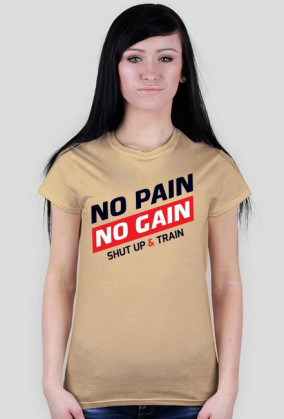 BStyle - No Pain No Gain ( Koszulka na siłownie, koszulka motywacyjna)