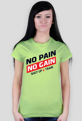 BStyle - No Pain No Gain ( Koszulka na siłownie, koszulka motywacyjna)