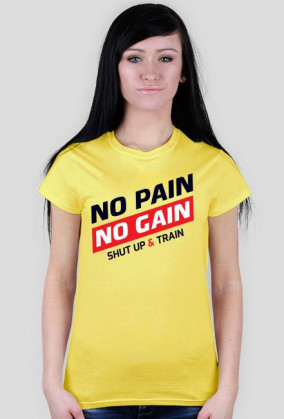 BStyle - No Pain No Gain ( Koszulka na siłownie, koszulka motywacyjna)