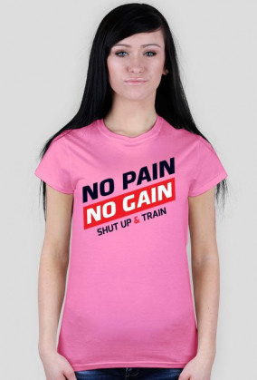 BStyle - No Pain No Gain ( Koszulka na siłownie, koszulka motywacyjna)