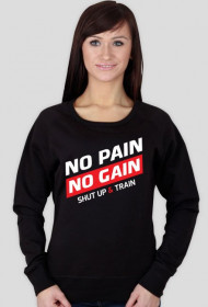 BStyle - No Pain No Gain (Bluza do ćwiczeń, siłownia)