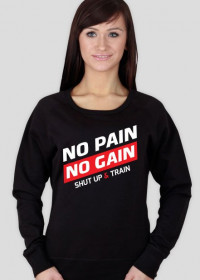 BStyle - No Pain No Gain (Bluza do ćwiczeń, siłownia)