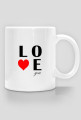 kubek LOVE YOU