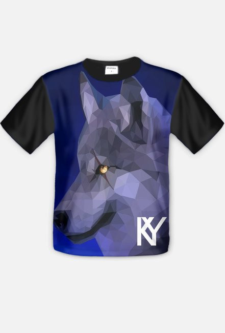 Kray Low Poly Blue Wolf