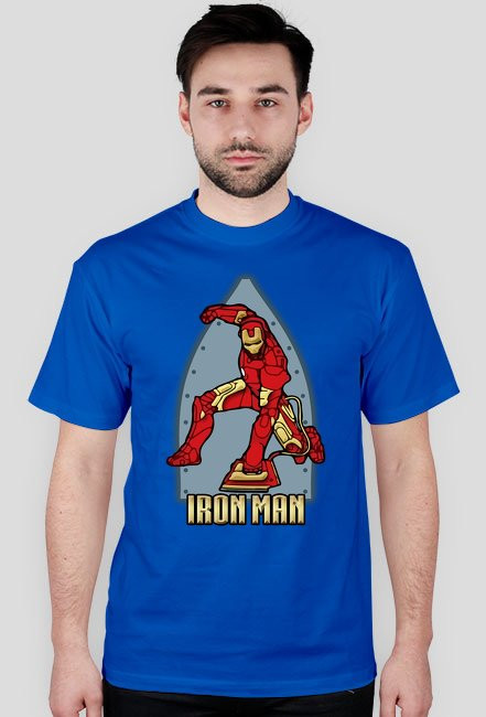 Iron Man ironing - koszulka męska