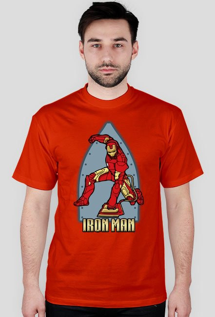 Iron Man ironing - koszulka męska