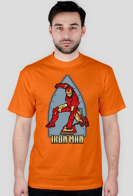 Iron Man ironing - koszulka męska