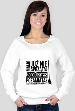 Bluza biała - Mamo już nie sprzątaj