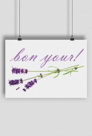 plakat BON YOUR