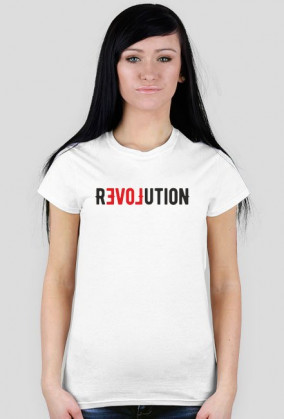 Koszulka z napisem rEVOLution
