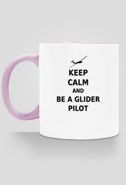 Kubek Keep Calm z kolorowym uchem
