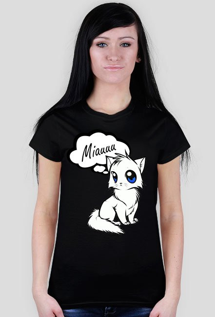Miauuu - Damska koszulka