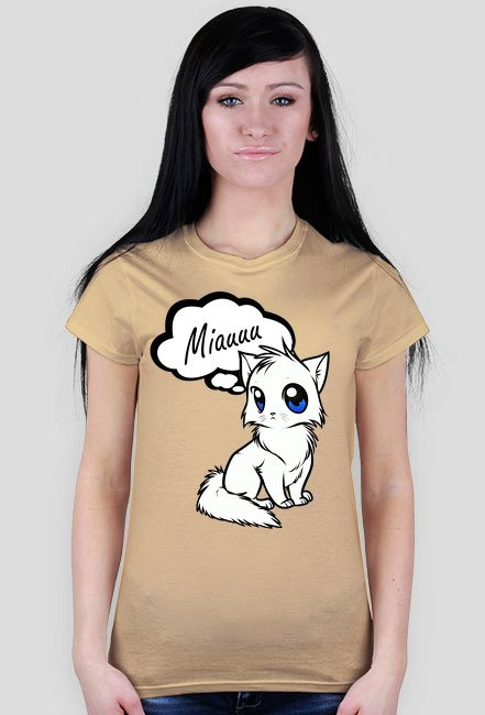 Miauuu - Damska koszulka