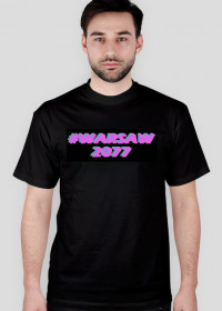 #WARSAW2077 T-shirt męski
