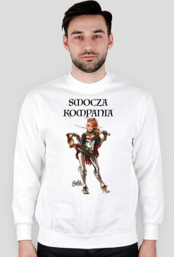 Smoczyca - biała bluza