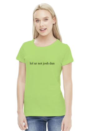 lol ur not josh dun white & color