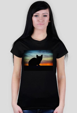 cat's shadow woman