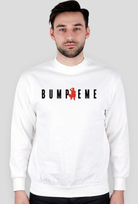 BUMPREME WHITE CREWNECK