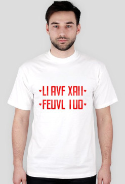 I LOVE YOU ukryta wiadomość RED