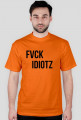 T-shirt 'fvck idiotz'