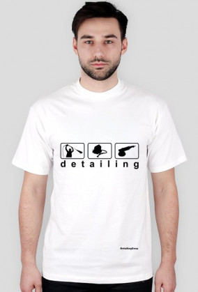 Koszulka biała - Detailing - Koszulka Detailera - Detailing