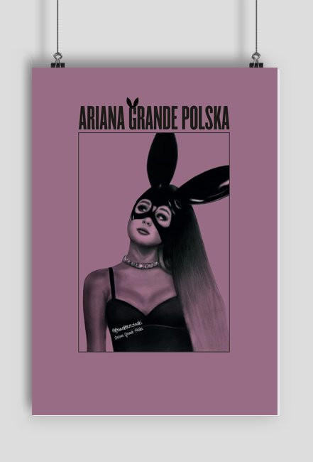 Plakat Pionowy Ariana Grande Polska
