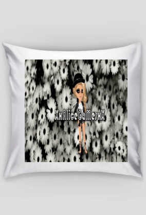 Poduszka z nadrukiem mojego kanału : XxAliceGaMesxX