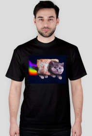 nyan cat real koszulka (męska)