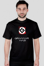 Grammar Nazi - Męska - Czarna