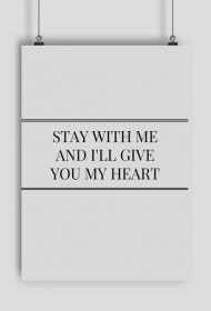 PLAKAT STAY WITCH ME