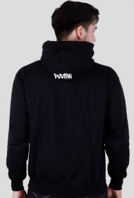 hoodie logo czarna
